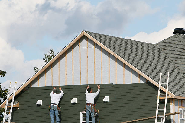 Professional Wood Siding technician working in Medford, NY
